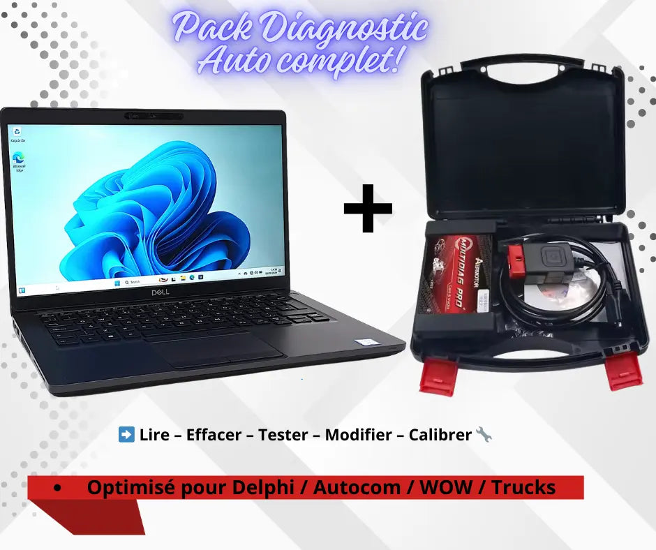 Pack Diagnostic Auto – Dell Latitude 5400 + DS150E (VCI Incluse) RecondistorePC
